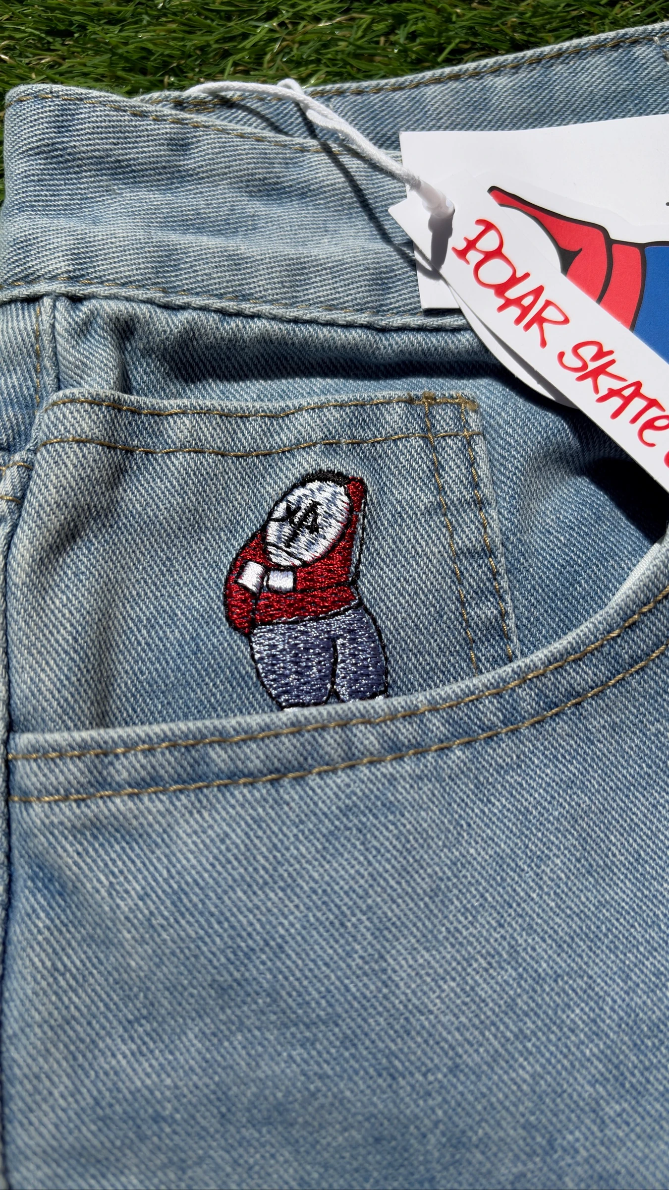 Short en Jean polar Big Boy Taille L (Polar Skate Co.) – photo 4